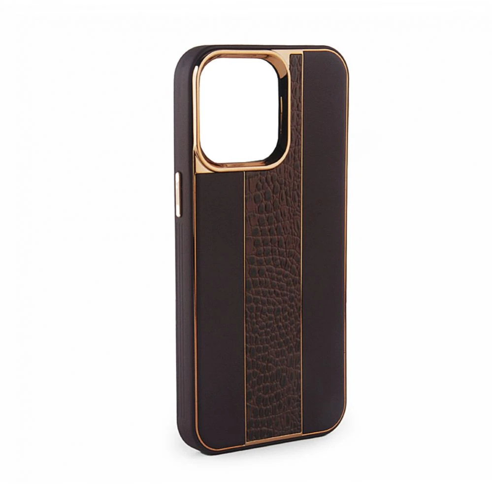 „iLike“ galinis dangtelis Apple iPhone 13 Odinis dėklas, pritaikytas rudas, ILIAPP13LCCBR