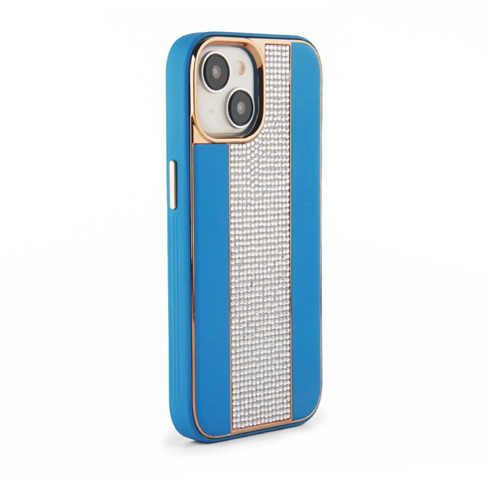 iLike Tylne etui Apple iPhone 15 Diamonds and Odinis dėklas Mėlyna (ILIAPP15DLCBL)