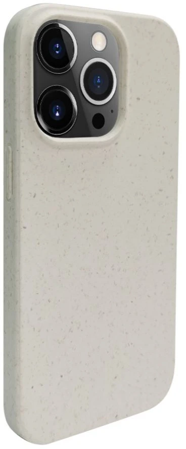 iLike galinis dangtelis Apple iPhone 13 Pro silikoninis plastikinis dėklas Eco* Print Design Baltas (ILIAP131EBWW)