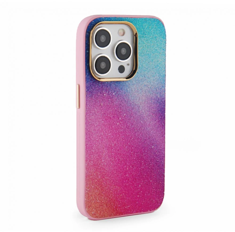 Dėklas „iLike“ galinis dangtelis Apple iPhone 14 Pro telefonui „Print Desire Customized Diamonds Case“ Rožinė ILIAPP14PPDDB