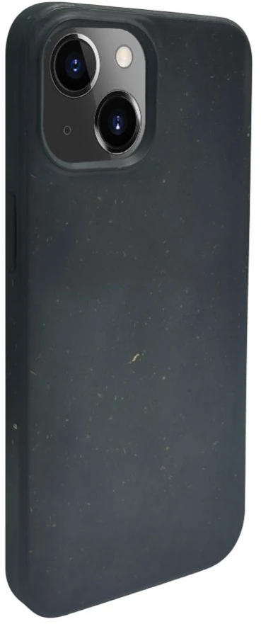 Dėklas iLike Tył etui Apple iPhone 14 Silicone plastikas case Eco* Print Design Juodas ILIAP14EBWBL