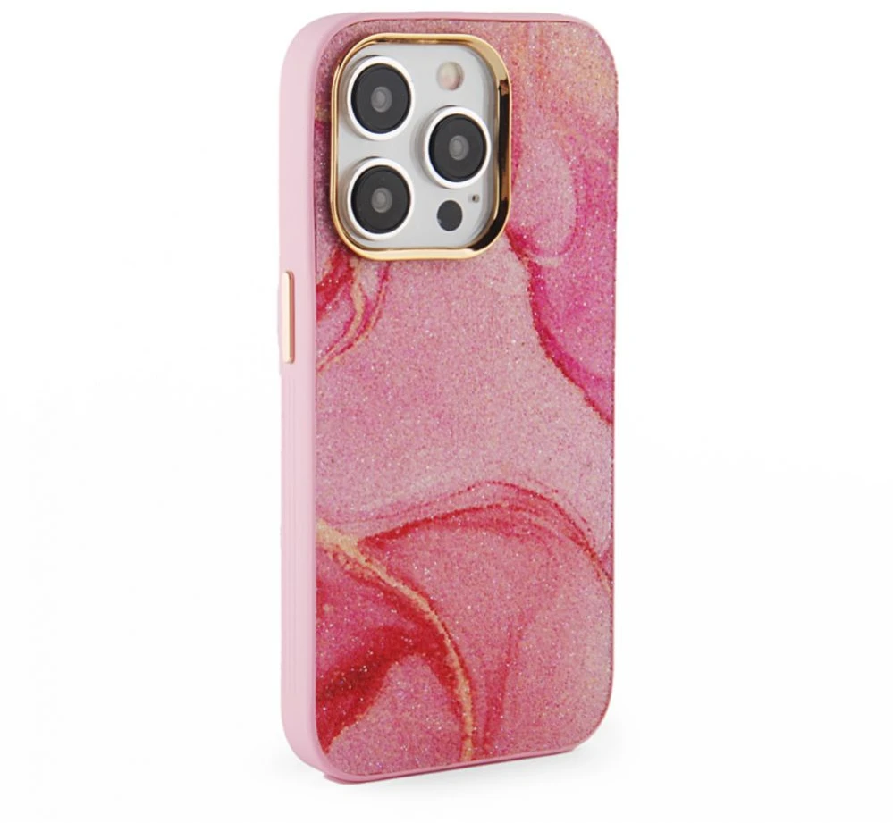 „iLike“ tylna obudowa Apple iPhone 15 Pro Max spausdinimo deivės pritaikytas deimantų dėklas Raudona (ILIAPP15PMPDDR)