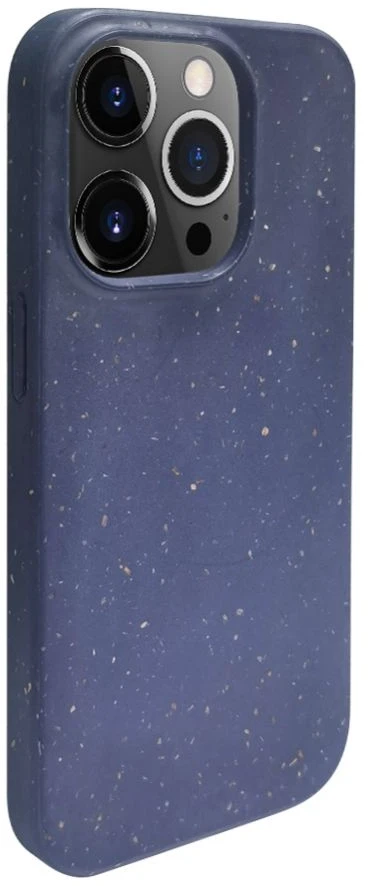 iLike Tył dėklas Apple iPhone 14 Pro silikoninis plastikinis dėklas Eco* Print Design Mėlyna ILIAP141EBWB