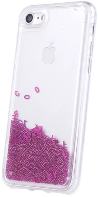 Dėklas iLike Apple iPhone 11 Pro Liquid Letters TPU Case Rožinė