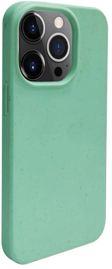 iLike galinis dangtelis Apple iPhone 14 Pro Max silikoninis plastikinis dėklas Eco* spausdinto dizaino gėlės Žalias ILIAP147EBWFG