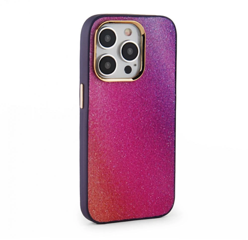 „iLike“ dėklas Apple iPhone 14 Pro Max telefonui „Print Desire Customized Diamonds Case“, violetinis ILIAPP14PMPDDP