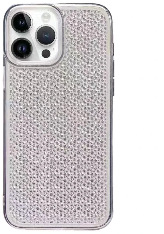 „iLike“ galinis dangtelis Apple iPhone 14 Pro silikoninis dėklas blizgus permatomas juodas ILIAPP14PSSTB