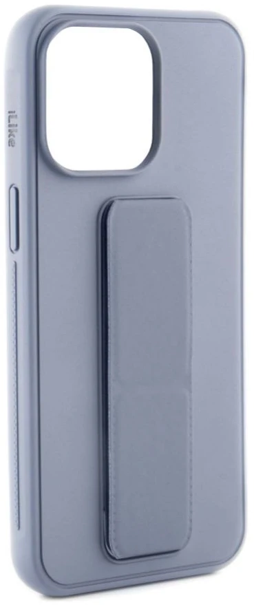 iLike Tylny pokrowiec Apple iPhone 15 Silikoninis dėklas with stand Violetinė ILIAPP15SWSP