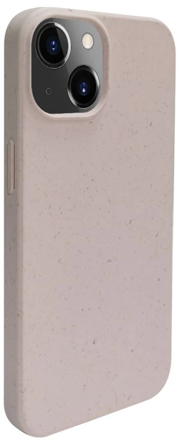 iLike Dėklas na telefon Tylny pokrowiec Apple iPhone 14 Silicone plastikas case Eco* Print Design rusvai gelsvas (ILIAP14EBWB)