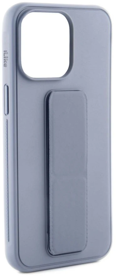 iLike Tylny pokrowiec Apple iPhone 13 Silikoninis dėklas with stand Violetinė ILIAPP13SWSPR