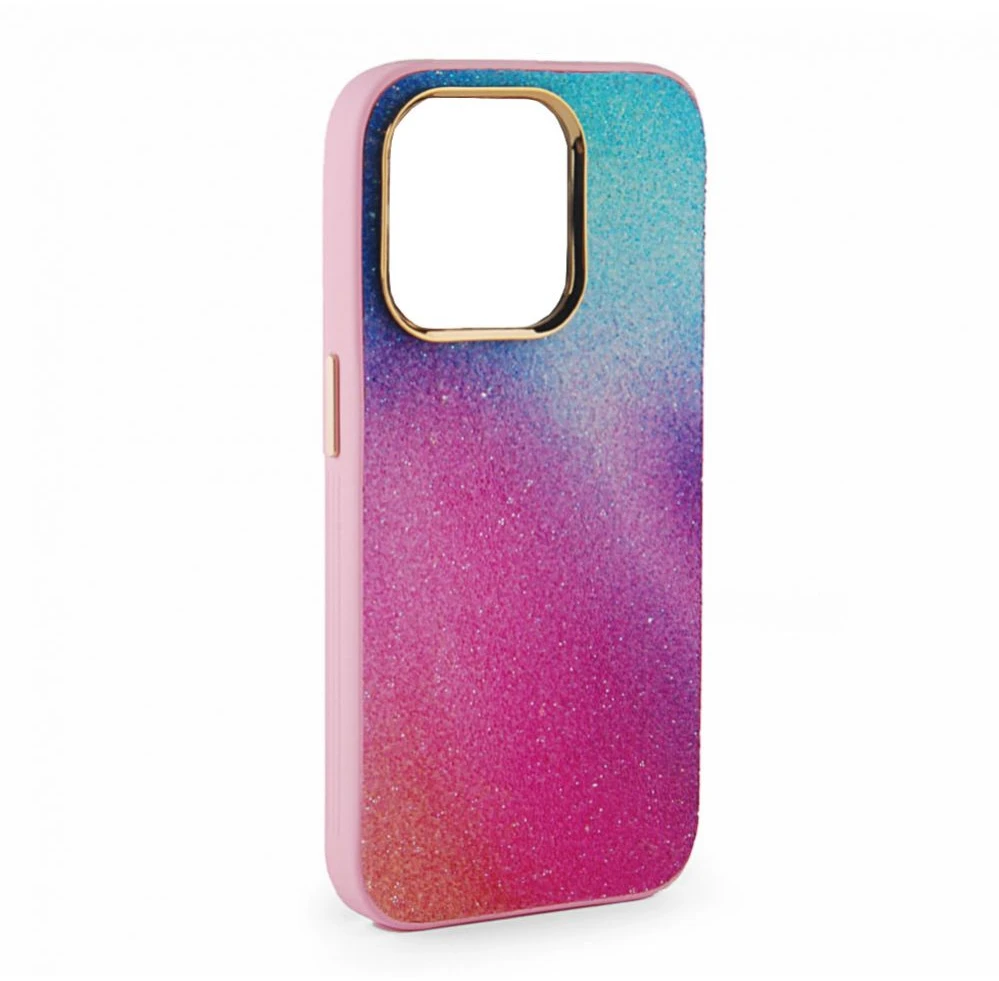 „iLike“ Apple iPhone 13 dėklas su spausdinimo deimantais ir „Print Desire“ nugarėlės pusėje Rožinė ILIAPP13PDDB