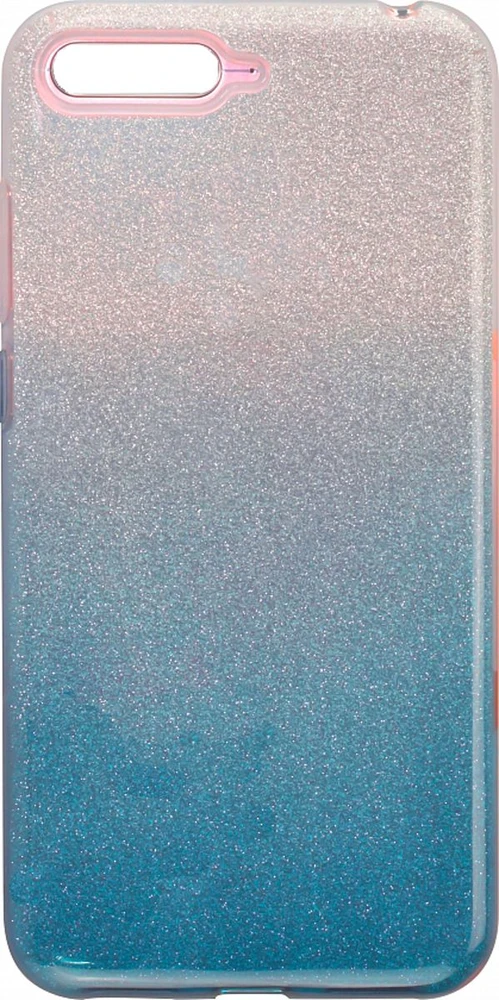 Dėklas iLike Huawei Y6 2018 Gradient Glitter 3in1 case Mėlyna