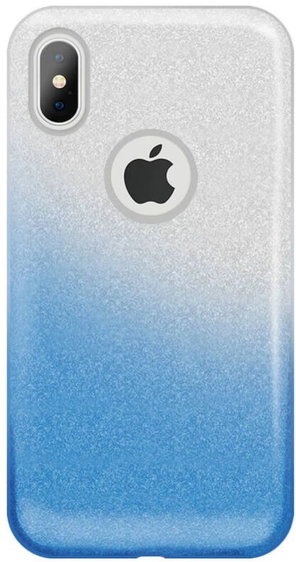 Dėklas iLike Samsung Galaxy S7 G930 Gradient Glitter 3in1 case Mėlyna