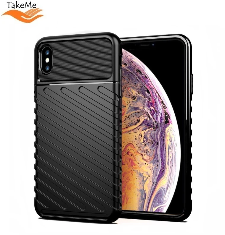 Pferd TakeMe Thunder TPU itin plonas galinio dangtelio dėklas, skirtas Samsung Galaxy A13 5G (A136U) / A04S (A047F) juodas