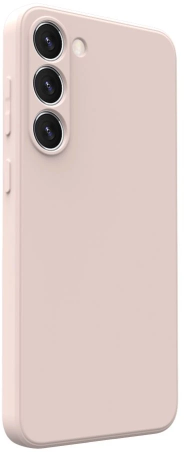 iLike Galinis dangtelis Samsung Galaxy S23 Plus nano silikoninis dėklas rusvai gelsvas ILISAM23PNWBE