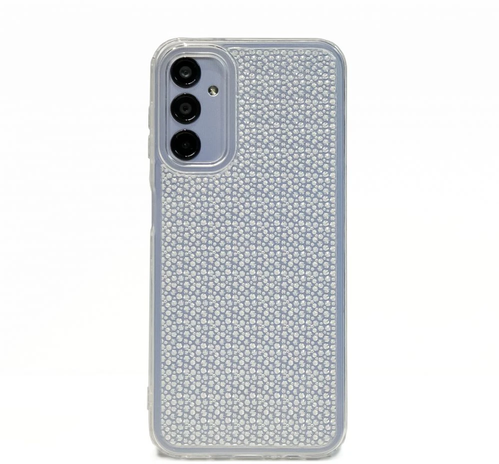 „iLike“ galinis dangtelis „Samsung Galaxy A14 5G“ silikoninis dėklas, blizgus ir skaidrus, ILISAMA14SST