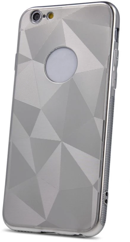 Dėklas iLike Samsung Galaxy A10 Geometric Shine case Sidabrinis