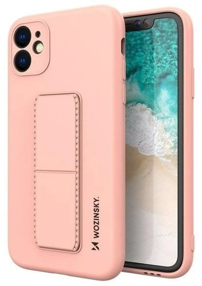 Wozinsky Kickstand dėklas skirtas Samsung Galaxy A22 5G, rožinis