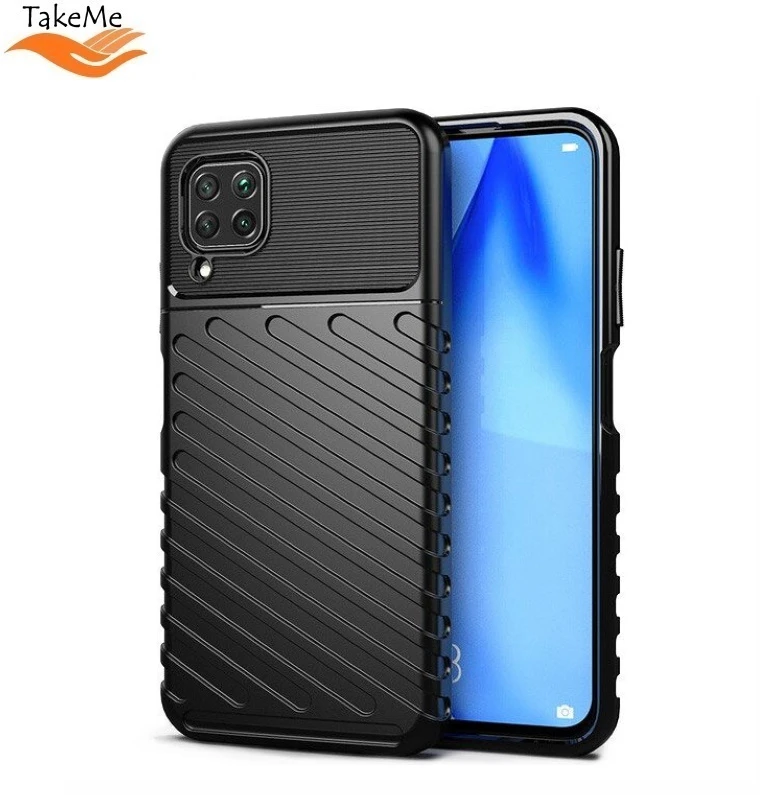 Pferd TakeMe Thunder TPU itin plonas galinio dangtelio dėklas, skirtas Samsung Galaxy S22 Plus (S906B) Juodas