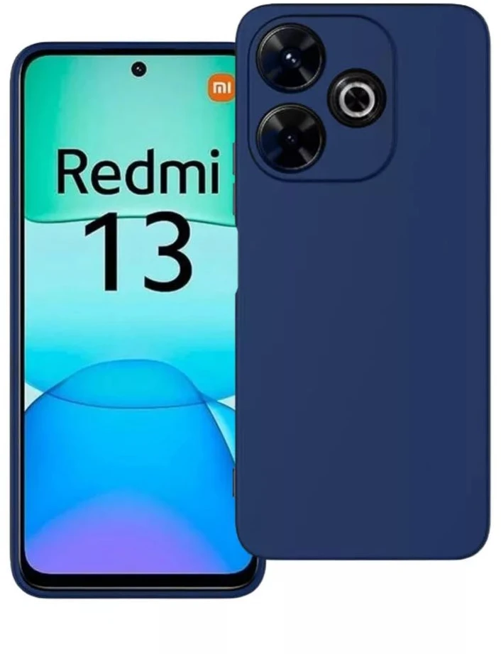 iLike Telforceone Silikoninis dėklas, skirtas Xiaomi Redmi 13 4G / 13 5G tamsiai mėlynas