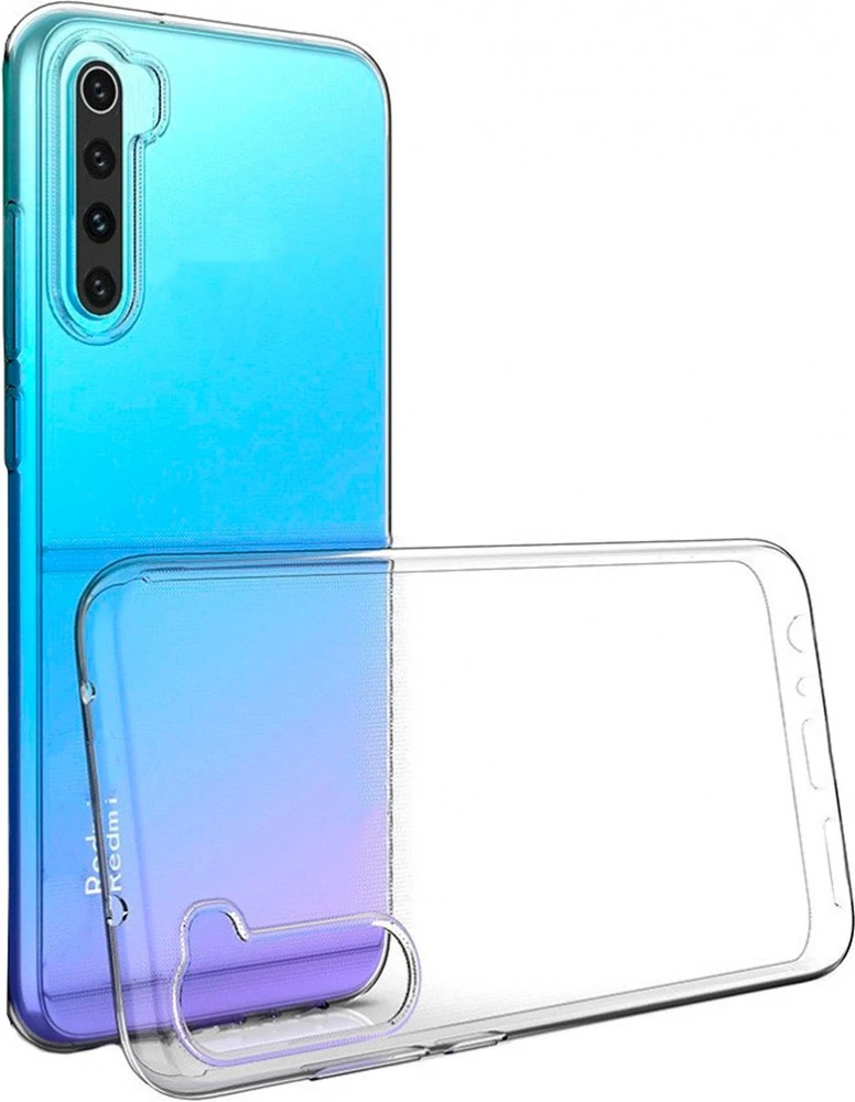 Dėklas iLike Xiaomi Redmi Note 8 Pro Ultra Slim 0,5 mm TPU Case Transparent