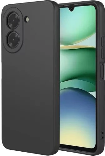 Reach Dėklas Liquid Silicone 1.5mm Xiaomi Redmi A5/Poco C71 (173,45x79,35x8,45) juodas