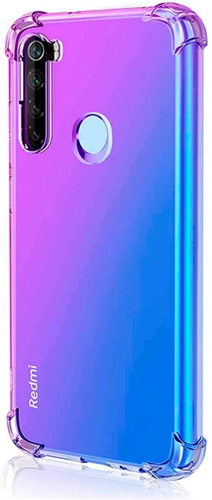 „iLike Xiaomi“ galinis dangtelis, skirtas „Xiaomi Redmi Note 8“ / „Redmi Note 8 2021“, atsparus smūgiams, 0,5 mm galinis dėklas, skaidrus (IXRN8ASBCTRA)