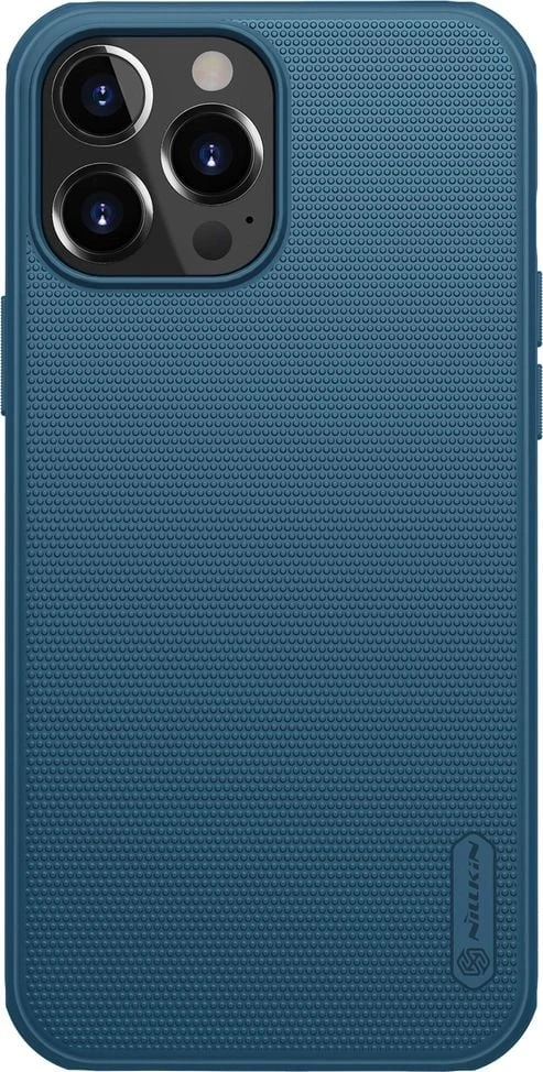 Nillkin Super Frosted Shield Pro patvarus dėklas, dangtelis Apple iPhone 13 Pro Max, mėlynos spalvos