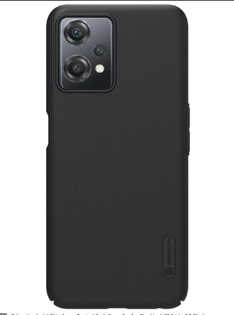 Dėklas Nillkin Oneplus Nord CE 2 Lite 5G Super matinis galinis dangtelis Juodas