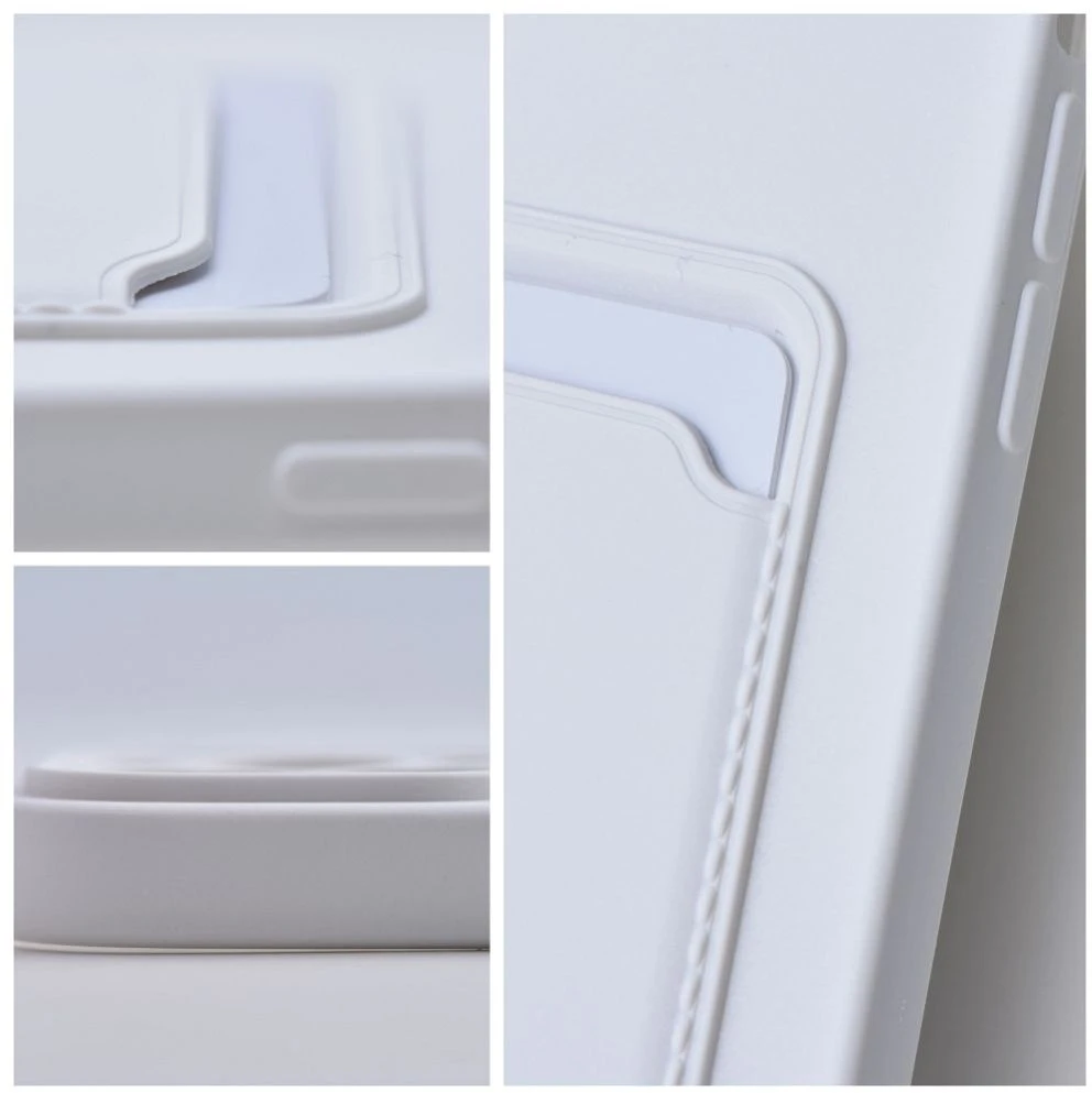 OEM dėklas, skirtas „iPhone 15 PRO MAX“ kortelių dėklui, baltas