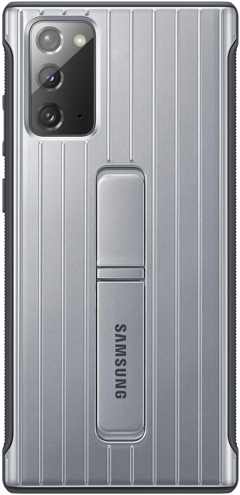 Apsauginis stacionarus dėklas, skirtas „Samsung Galaxy Note 20/Note 20 5G“ (sidabrinis)