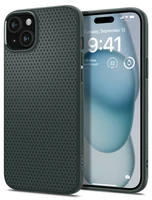 Dėklas Spigen Liquid Air, abyss žalias – iPhone 15