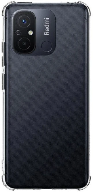 Dėklas Tactical Xiaomi Redmi 12C TPU Plyo dangtelis skaidrus