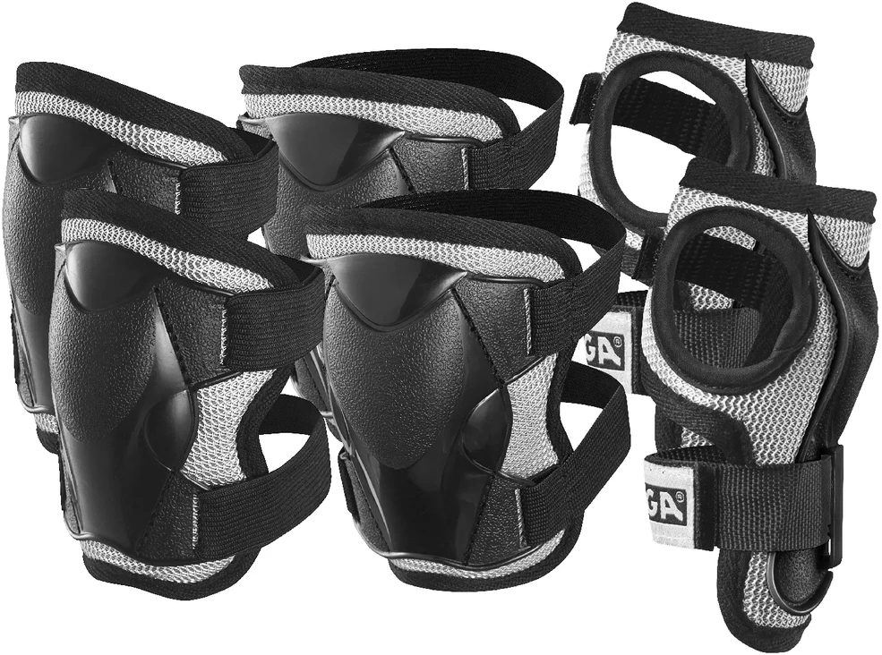 Apsaugų komplektas Comfort JR STIGA S juodos