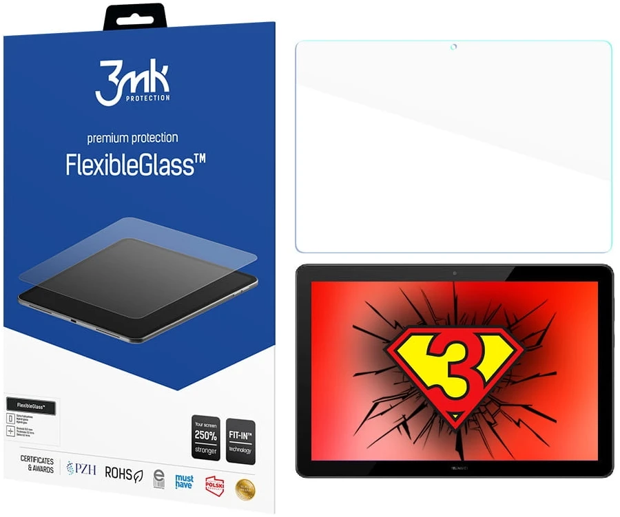 LCD apsauginė plėvelė 3MK Flexible Glass Huawei MediaPad T5 10.1