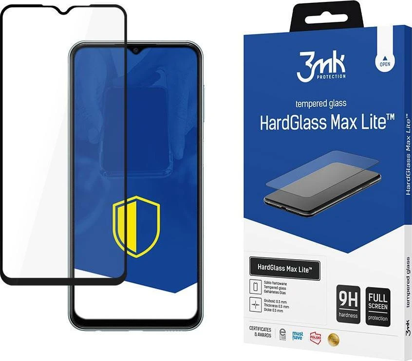 3MK HardGlass Max Lite Samsung Galaxy M23 5G M236 juodas