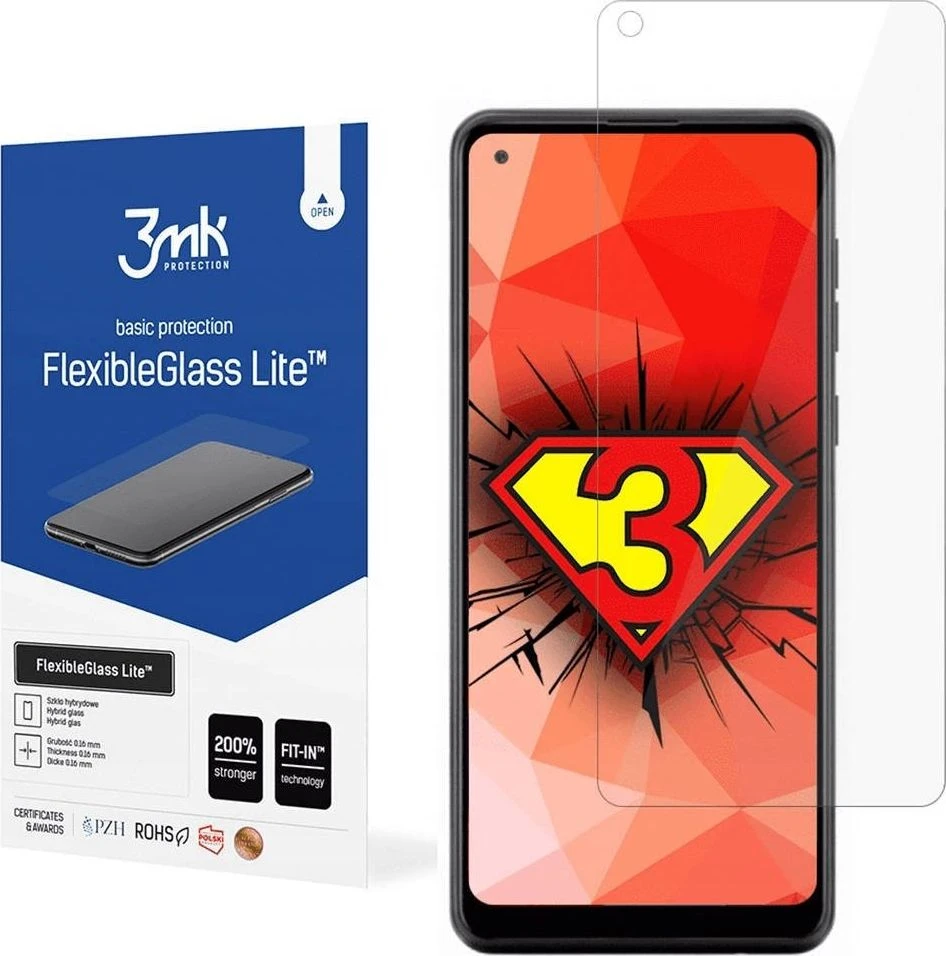 3mk hibridinis stiklas FlexibleGlass Lite skirtas Xiaomi POCO X3