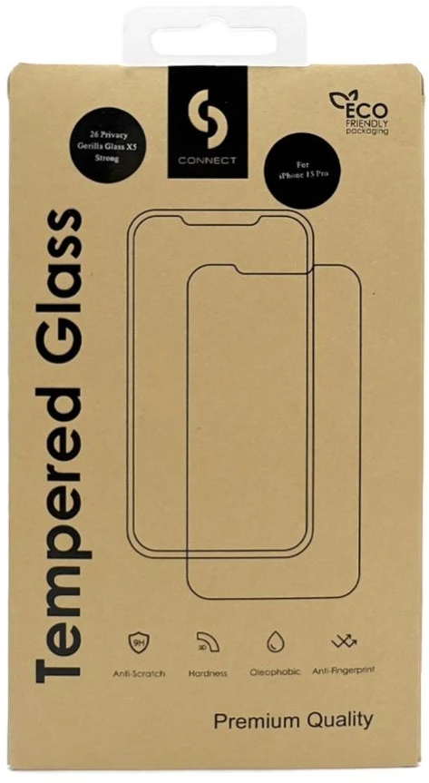 Tempered Glass Сonnect Redmi Note 13 Pro 4G / Poco M6 Pro 2.5D Pilna Aizsardzība Japānas Pretstatiskos Spēcīgais 3D Privātuma Stikls