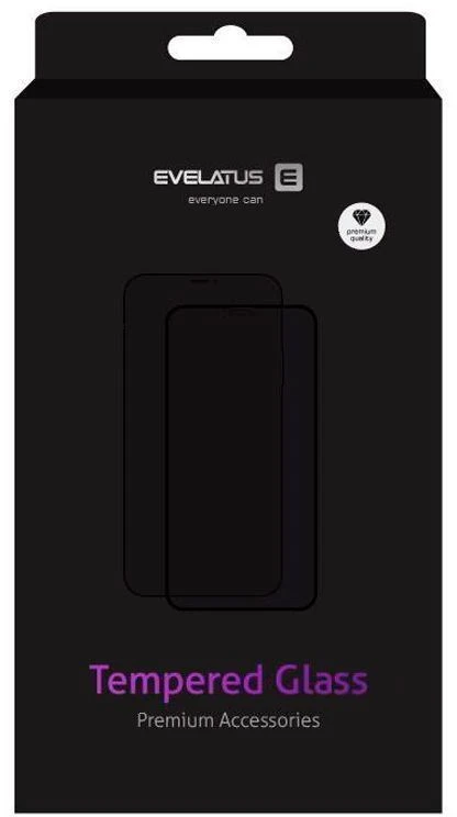 Evelatus Apsauginis stiklas Apple iPhone 12/12 Pro 6.1 Matte 2.5D Silk Cover Japan Glue Glass Anti-Static (Ilike0123)