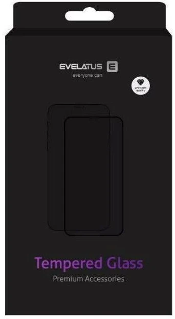 Evelatus Apsauginis stiklas Apple iPhone 14 Pro Max Privacy Rubber Anti-Broken 3D Glass Full Cover Japan Glue (EVEAPP1467PPR)