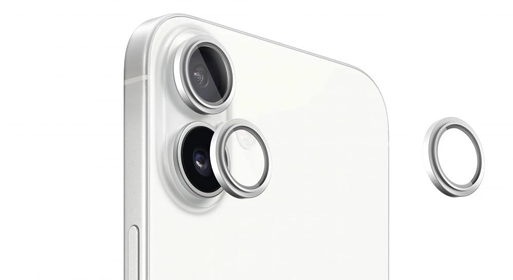 Evelatus Apsauginis stiklas Apple iPhone 16 / 16 Plus Camera Lens Protector Armor Baltas [kod produktu: EVEAPP16CLPW]