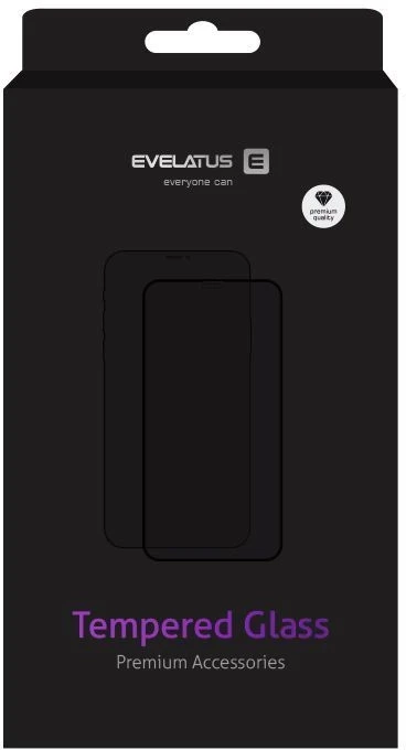 Evelatus Apsauginis stiklas Apple iPhone 7/8/SE2020/SE2022 2.5D Full Cover Japan Glue Glass Anti-Static Baltas (EVE976852)