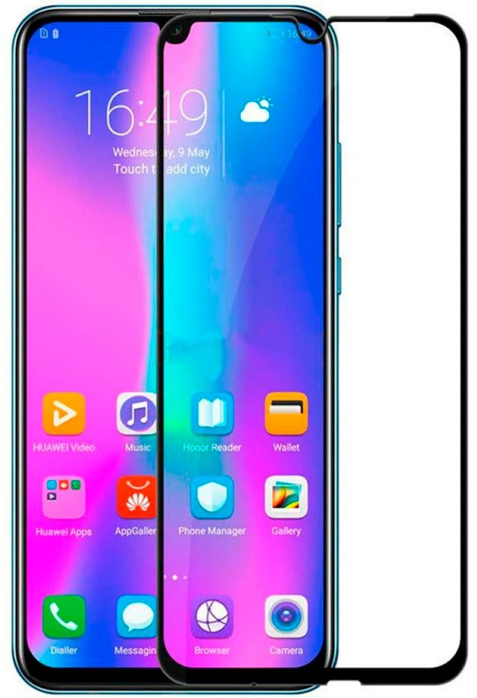 Evelatus Apsauginis stiklas Huawei P Smart 2019 2.5D Full Cover Japan Glue Glass Anti-Static EVE35853