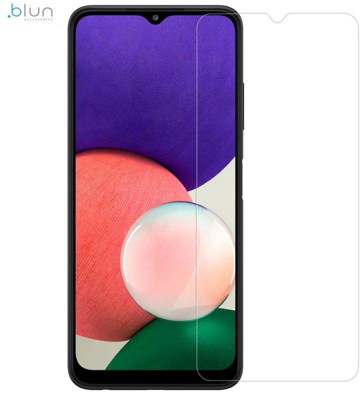 Blun Extreeme Shock ekrano apsauga 0,33 mm / 2,5D stiklas Samsung Galaxy A22 5G (A226B)