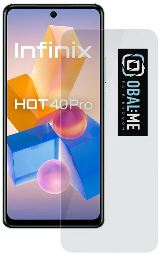 iLike OBAL:ME 2.5D apsauginis stiklas telefonui Infinix Hot 40 Pro Clear