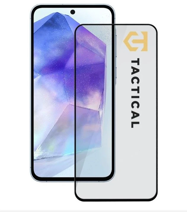 Tactical apsauginis stiklas Shield 5D skirtas Xiaomi 13 Lite su juodos spalvos krašteliu