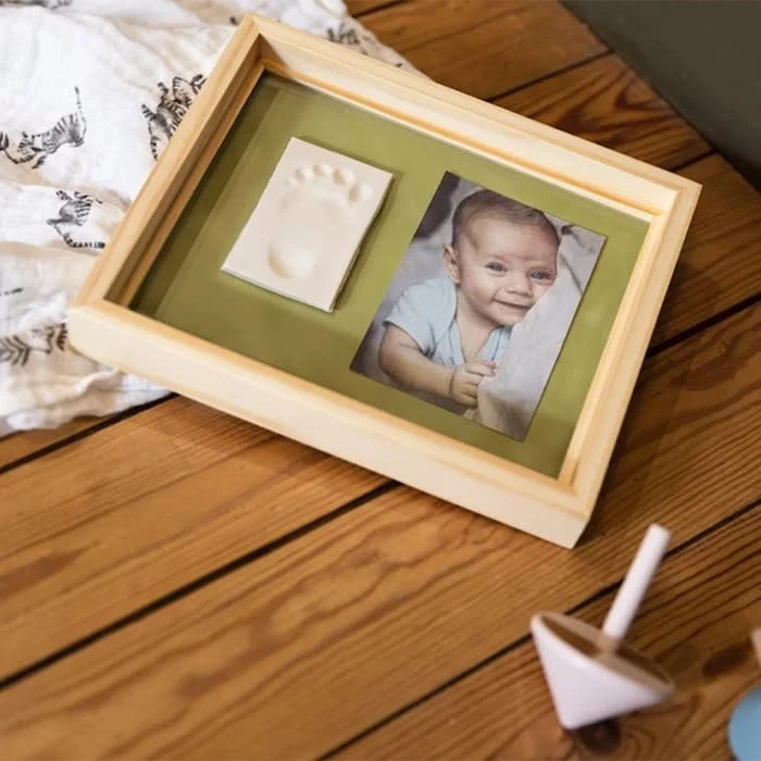 Action! Baby Art Pure Frame wooden kit for creating baby footprints or handprints 3601092030