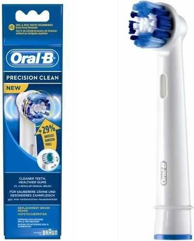 Braun Oral-B EB20-6 Precision Clean Pro Dantų Šepetėlio Galvutės, 6 Vnt.