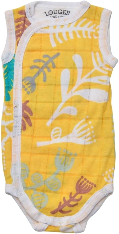 Cocoon Sale! Lodger Romper Botanimal cotton sleeveless bodysuit Spring 62 cm RF 053_62