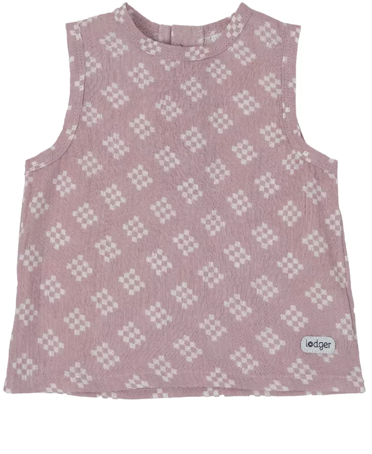 Cocoon Sale! Lodger Tank Topper Tribe Muslin summer baby tank top Rose 68 cm TP 107_68